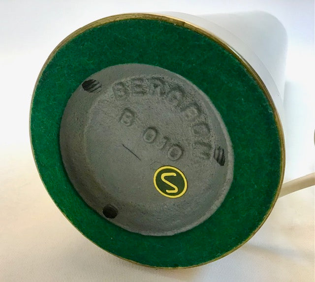 Close-up of a Berndot sanding disc with visible branding on a white background
