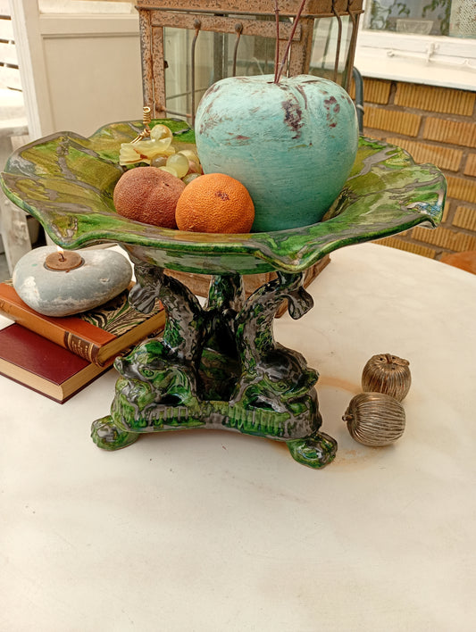 Ceramic Centrepiece Bowl. Swedish Pottery by Knut Hallsten.