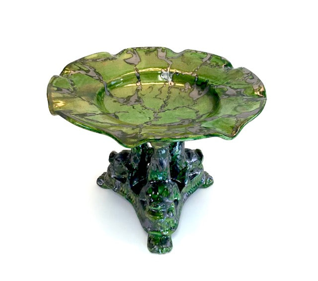 Ceramic Centrepiece Bowl. Swedish Pottery by Knut Hallsten.